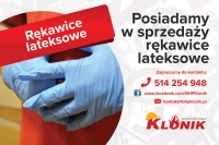 W sprzedaży rękawice lateksowe